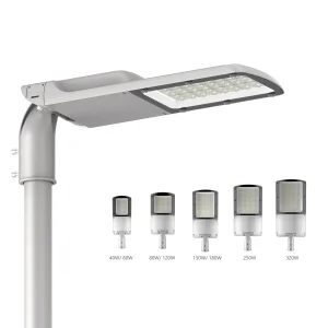 Outdoor IP66 LED Street Lights Aluminum Alloy 40W-320W Smartthings Compatible Motion Sensor 5-Year Warranty Road Lighting