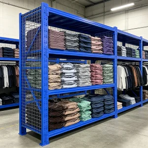 Modern White Metal Storage Rack
