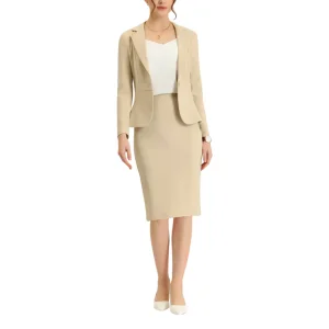 Women's Casual Business Suit Set 2-Piece