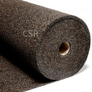 3mm Soundproof Underlay Acoustic Floor Underlayment Cork Rubber Isolation Roll for Hotel Rooms
