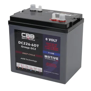 Dual Terminals 6V 226ah Golf Cart Battery