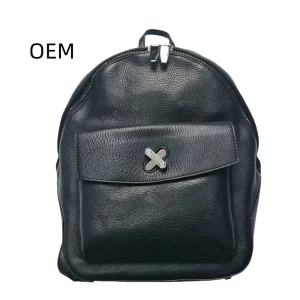 OEM 9L حقيبة ظهر جلدية حقيقية للسيدات متعددة الوظائف للسفر/ العمل/ الاستخدام الخارجي الفاخر/ العملي/ الصغيرة