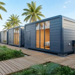 WELLCAMP Luxury Apple Cabin Capsule Pod House Prefabricated Modular Tiny Home Smart Glamping Resort Accommodation Investment