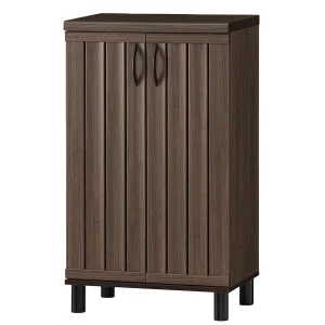 Vintage Brown Eco-Friendly Shoe Storage Cabinet