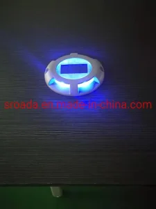 Solar Driveway Marker Lights Bright White Outdoor LED Solar Powered Boat Dock Lights Aluminum Waterproof Wireless Road Studs for Deck Step Sta