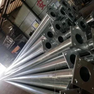 Hot DIP Galvanized Street Light Pole for Exterior Lighting Fixture