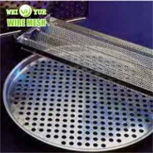Utensílios de cozinha redondos perfurados de grau alimentício para equipamentos de cozinha