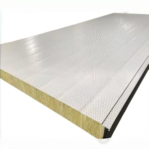 High Density Rock Wool Acoustic Sandwich Panel for Industrial Machinery Noise Control
