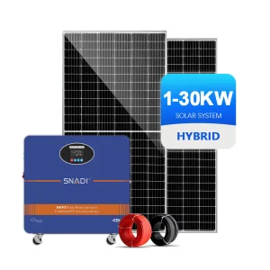 Hybrid Mini Setup Complete Home Lithium Battery 48v 200ah for 3 kw Average Cost of 5kw Backup Solar Energy System 10 kw Hybrid