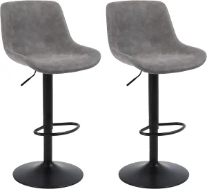 Swivel Bar Stools with Back Adjustable Modern Bar Chairs PU Leather Kitchen Island Stool bar Chairs