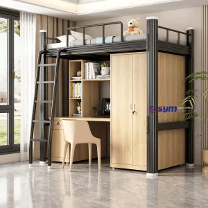 Multi-functional Metal Bed Frame for Dormitory