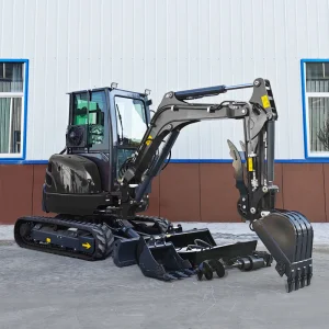 Free Shipping CE EPA Engine Excavator 3.5ton 4 Ton Kubota Engine Crawler Digger Farm Mini Bagger Mini Excavator with Thumb Bucket