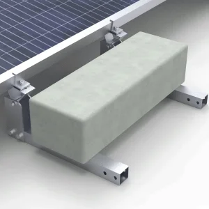 Solar Panel Support Structure Flat Roof Ballasted Photovoltaic Mounting System