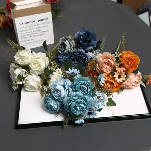 Hanging Planter Love Artificial Flower Decoration Hotel Decor Window Display Table Centerpiece Gift Bouquet Bridal Bouquet Bridesmaid Bouquet Peony