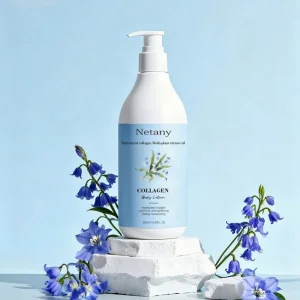 Hot Cheap Fragrance-Free Dry Skin Hyaluronic Acid Non-Greasy Turmeric Body Lotion Bottle