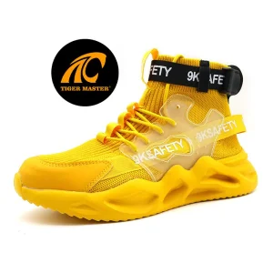 Non-Slip EVA Sole Anti Puncture Steel Toe Safety Sneakers Lightweight