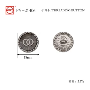 Threading Button for Sewing Vintage Buttons