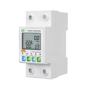 New Original RMshebei Smartlife WIFI MCB Smart Electric Meter Kwh 63A 110V 220V Breaker WIFI Voltage Protector Circuit Breaker