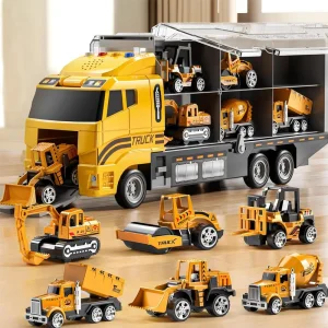 Toddler Construction Truck Toy Set with Play Mat Die Cast Cars Wholesale