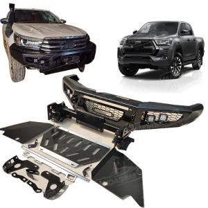 Bull Bar Factory Pickup Truck Front Steel Bull Bar Bumper Guard Universal for Hilux Revo Rocco Pickup Trucks