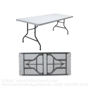 200m Long Heavy Duty Plastic Cafeteria Buffet Catering Folding Tables for Party Rental