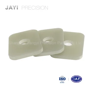 Custom NEMA Grade Fr4 Epoxy Fiberglass Aqua Green Board, CNC Shaped Cutting, Chamfering, Punching