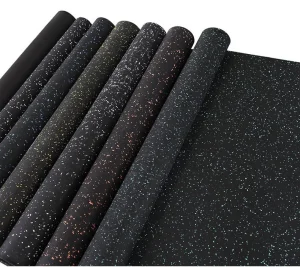 Free Sample Gym Flooring 10mm Rubber Sheet Rolls Mat