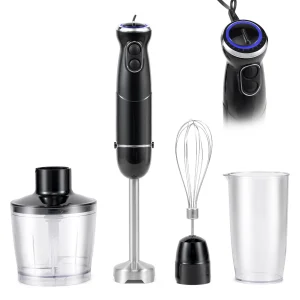 4 in 1 Hand Blender Smoothie 850W Powerful Multi-Speed Immersion Hand Blender
