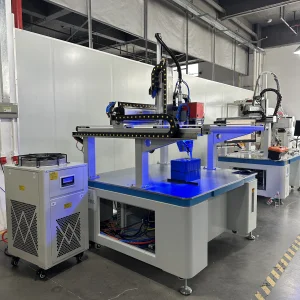 Sunlaser 3000W Robotic Multi-Axis Automatic High-Frequency High-Speed Fiber Laser Welding Machine Air/Water Cooling Battery 1