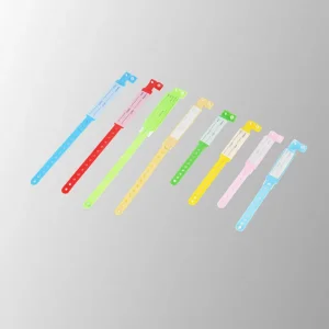 Disposable Medical PVC Plastic Identification Bracelet Wristbands for Hospital Patient