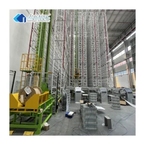 AS/RS Automatic Storage Retrieval System Steel Warehouse Rack with Powder Coating Finish