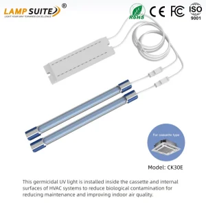 35W Air Handler HVAC System UV Sanitizing Lamp Kit for Ceiling Cassette A/C Systems