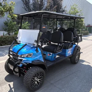 Reliable and Safe Braking 40km/H Max Speed 4 Seater Electric Golf Cart for High-End Resorts