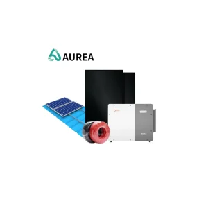 Sistema de Paneles Solares Residenciales Aurea Solar 5kw 10kw 15kw 20kw 25kw 30kw Conectado a la Red para Hogar de Buena Calidad Certificados UL Fase Dividida