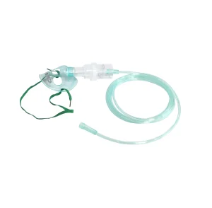 Disposable PVC Nebulizer Mask with Adjustable Elastic Strap for Oxygen Therapy
