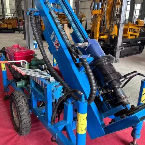 Portable Rotary Small Hydraulic Groundwater Mobile Crawler Borehole Water Well Drilling Machine