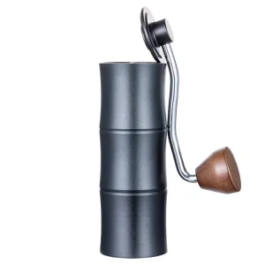 Molino de café manual con ajuste interno, molinillo de café con burr de acero inoxidable y cojinete