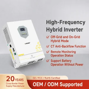 High-Quality 11KW High Frequency Hybrid Solar Inverter from China Suppliers - Dual On/Off Grid, Batteryless, Real-time Monitoring Factory Suppliers, Factory