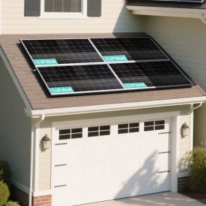 Panel Solar de Silicio Monocristalino de Grado Comercial Kf 300W
