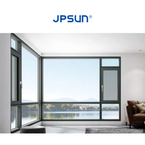 Ventana de casement de aluminio de color personalizado para combinar con cualquier estilo arquitectónico