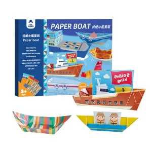 DIY Creative Paper Boat Set
