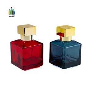 Cube Shape Glass Perfume
