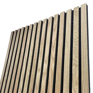 60X240cmwarm Oak Natural Wanult Acoustic Wood Slat Panels Akupanel