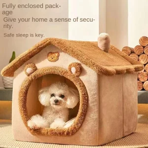 Luxury Detachable Pet House Soft Bed Indoor
