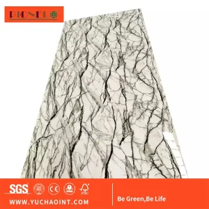 PVC Ceiling Board PVC Skirting Board for Supermarket Waterproof UV Interior Wall Decorative UV Marble Sheet PVC Marble Sheet