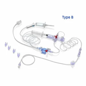 Medical Clinical Blood Pressure Monitoring Transducer with The Closed Blood Sampling Collection System Device Port IV Infusion Transfusion Hub Work Station