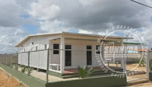Casa contenedor modular prefabricada estándar colapsable de acero para alojamiento