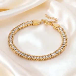 سلسلة سوار تنس ثلاثية