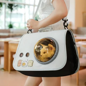 Large Luxury Portable Pet Carriers Space Capsule Style
