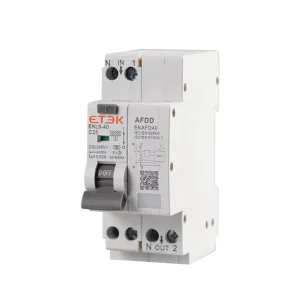 ETEK EKL9-40AFD AFCI AFDD RCBO EKL9-40 With Arc Fault Protective Intertek Issued CB/CE/UKCA